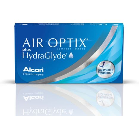 Air Optix plus HydraGlyde (3 шт.), 8.6, -5,25
