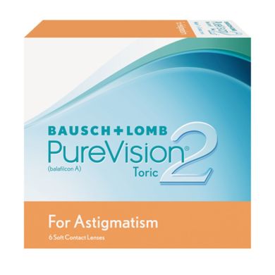 Pure Vision 2 For Astigmatism (3 шт.), 8.9, -0,50, -0.75, 180