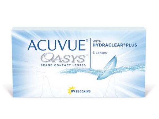 Контактні лінзи ACUVUE OASYS with HYDRACLEAR Plus 6 шт., 8.8, +3,50
