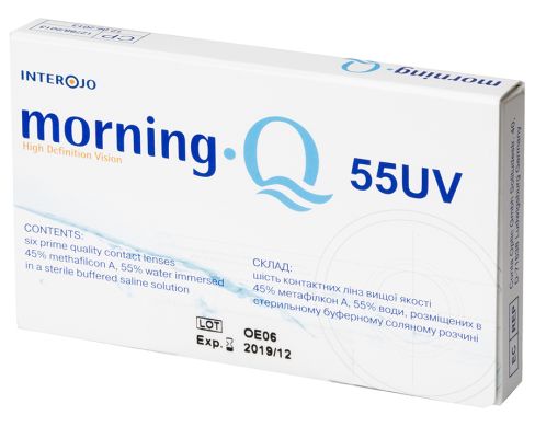 Morning Q 55 UV (6 шт.), 8.6, -20,00