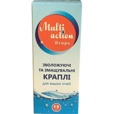 Зволожуючі краплі Multi Action Drops 15 мл.