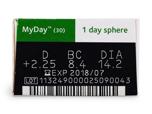 MyDay daily disposable, 8.4, -12,00, 30 шт.